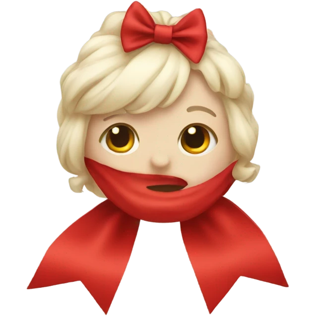 Red bow emoji
