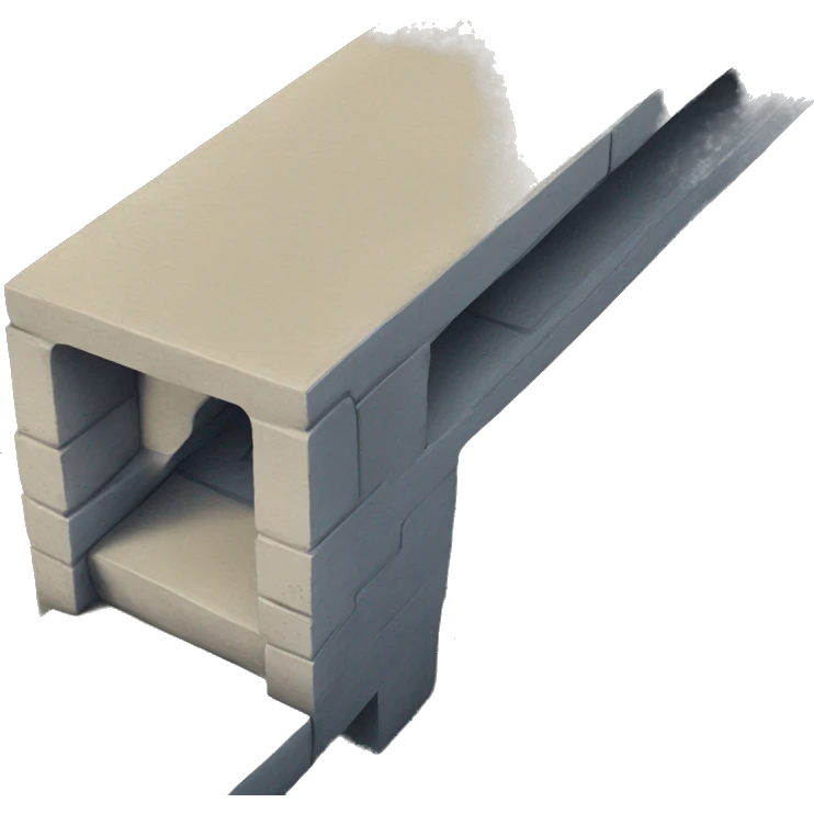 Short Concrete block bridge emoji