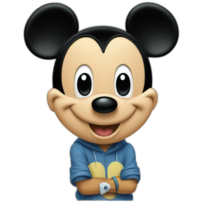 Mickey mouse emoji