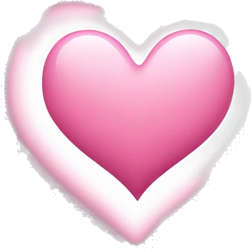 Pink heart  emoji