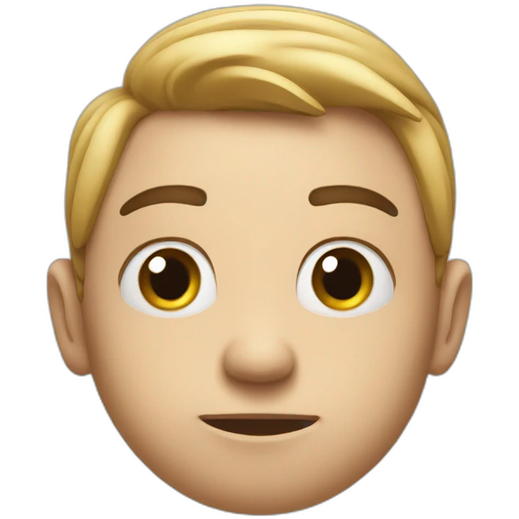 A guy looking confused at the start of a race emoji