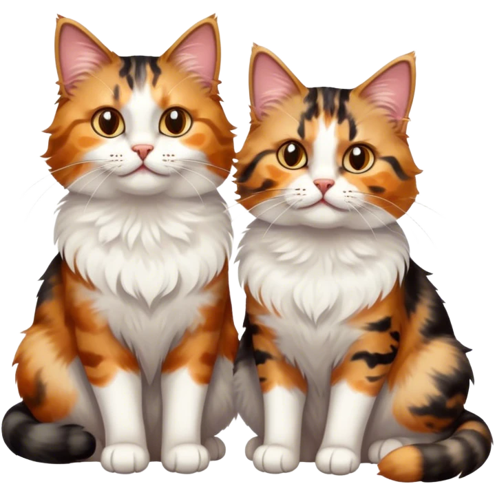 2 cats  emoji