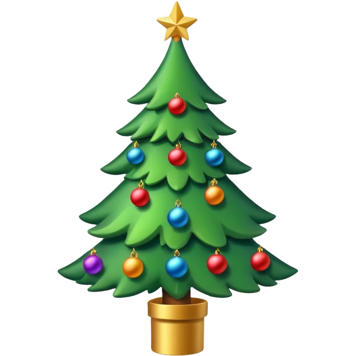 green Christmas tree emoji
