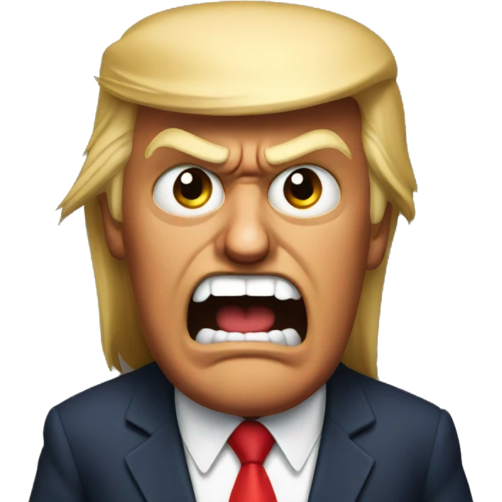 Angry Donald trump  emoji