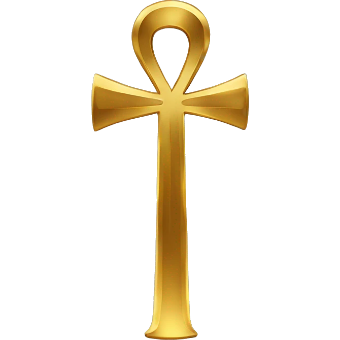 Gold Ankh emoji