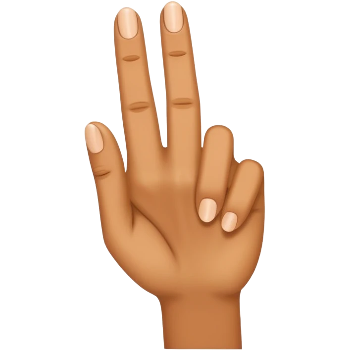 Finger in Virginia  emoji