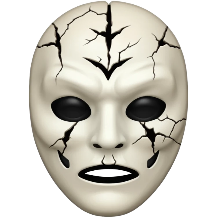 haunted dark mask emoji