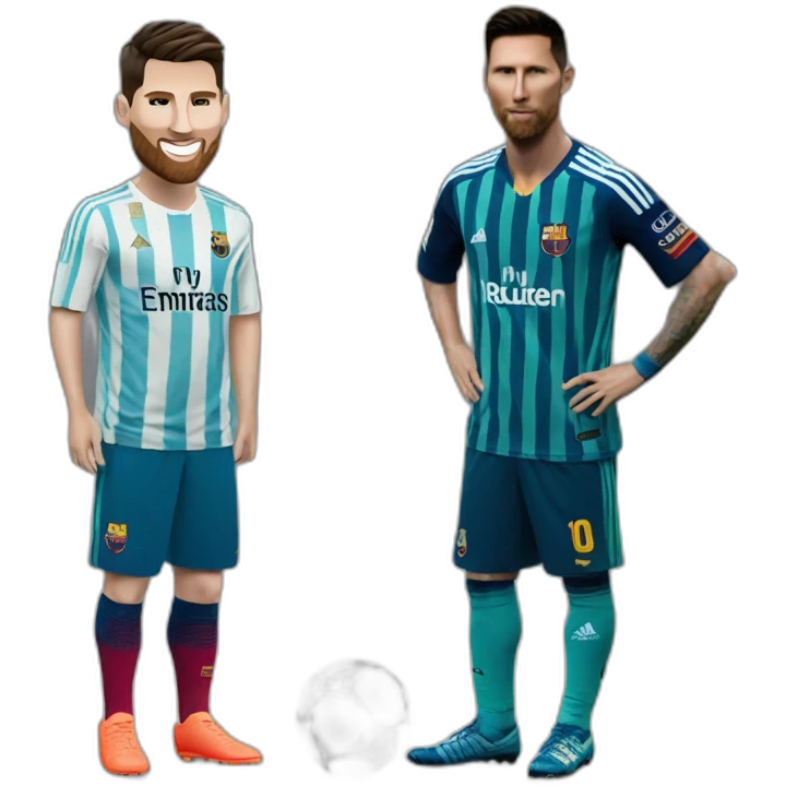 cr7 con messi emoji