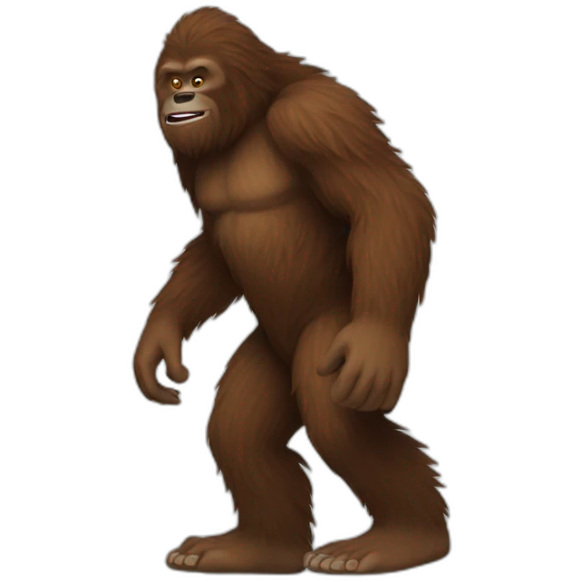 Bigfoot emoji