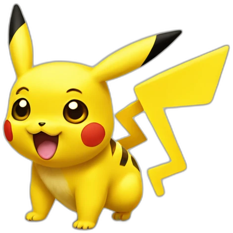 pikachu-with-shrek-face-and-color emoji