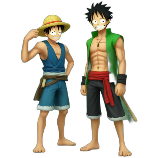 Luffy et zoro emoji
