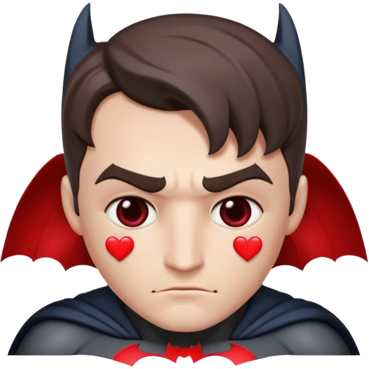 batman with hearts in his eyes emoji