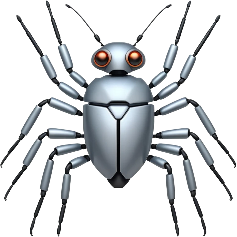 robot bug emoji