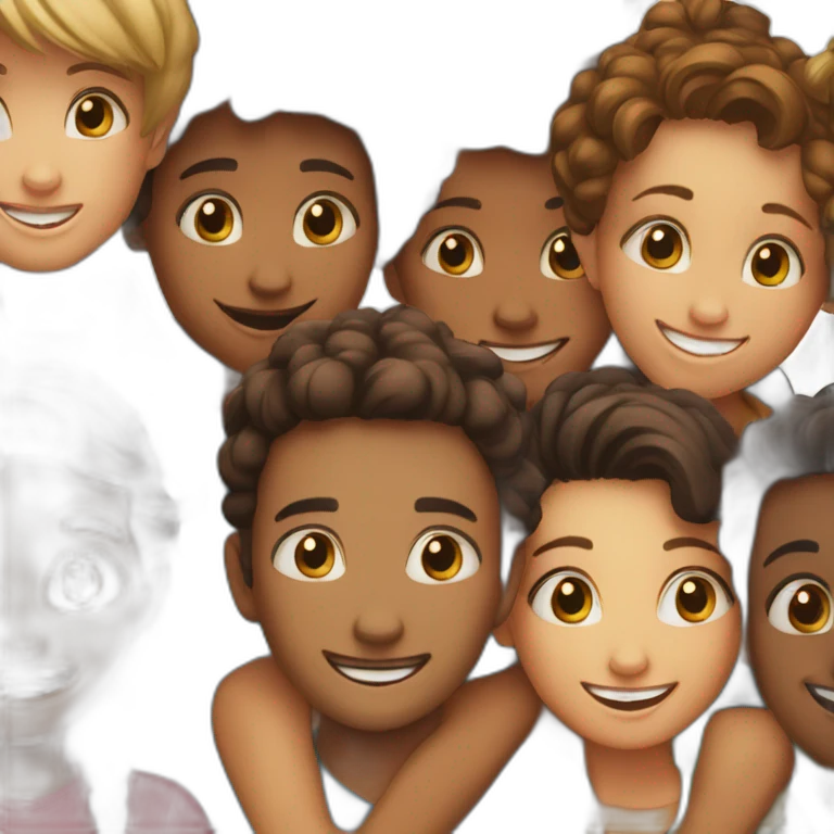 group_of_kids_smiling_together emoji