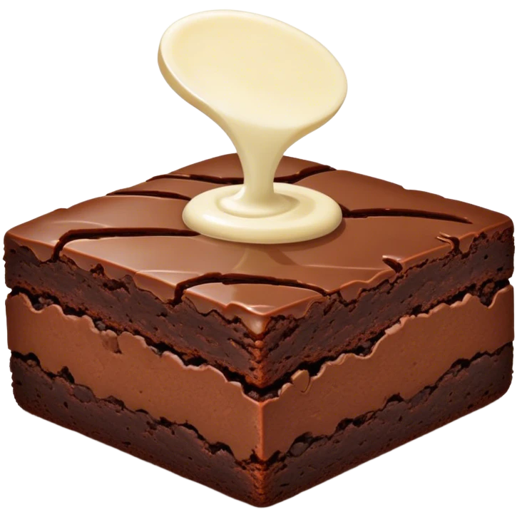 Brownie emoji