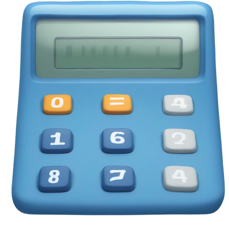 navi blue calculator emoji