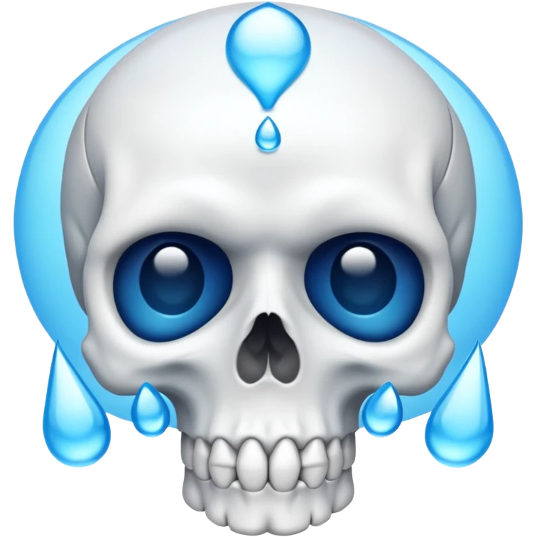 💀 and 😭 mixed emoji