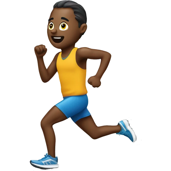 Running a Marathon  emoji