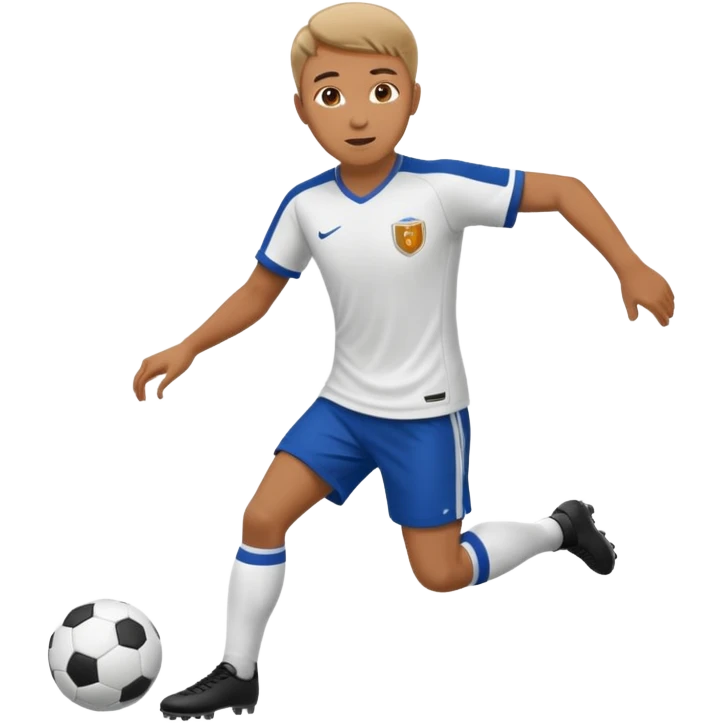 hombre jugando futbol emoji
