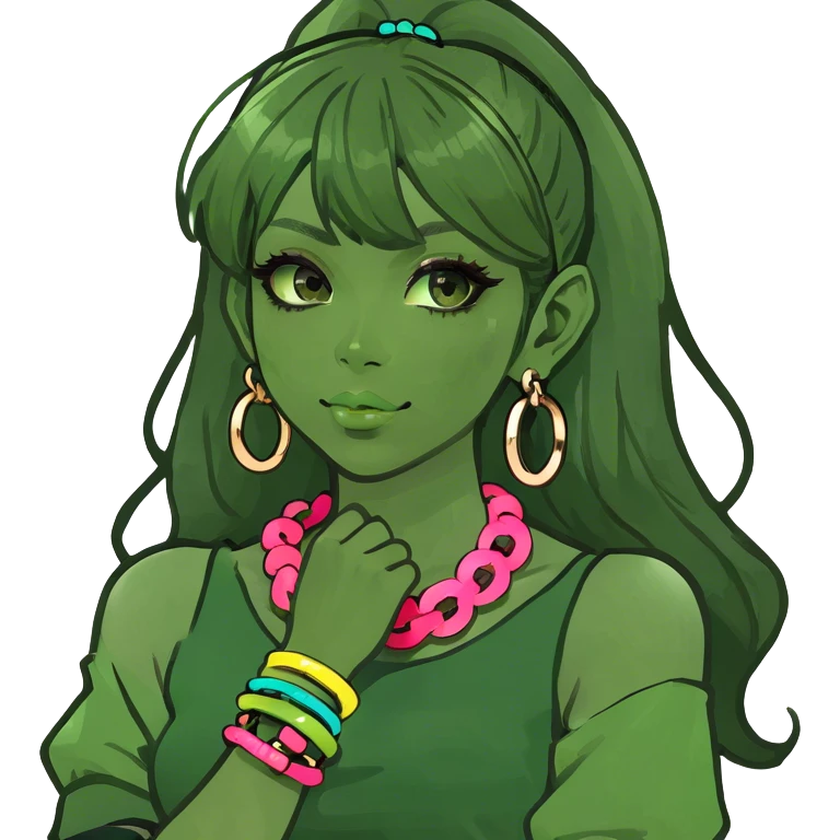 Gyaru girl emoji