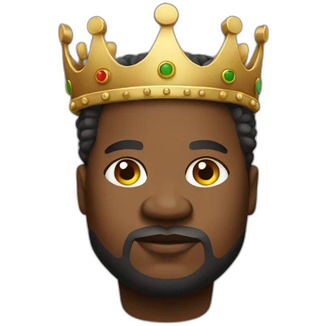 fat africa king emoji