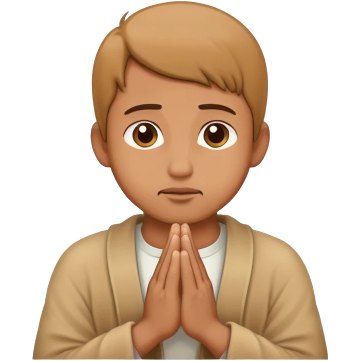hombre rezando emoji