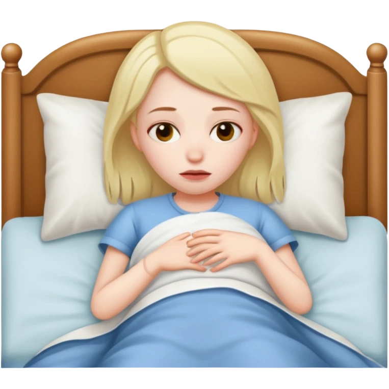 Chica Enferma  emoji