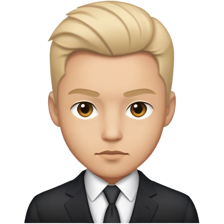 Cinematic Realistic James Bond Portrait Emoji, depicted as a suave, sophisticated secret agent in a tailored suit with a cool, composed gaze and an air of stealth and charm, rendered with crisp textures and dynamic cinematic lighting that captures his timeless espionage allure. emoji