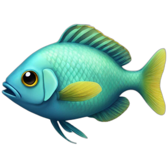 flower fish emoji