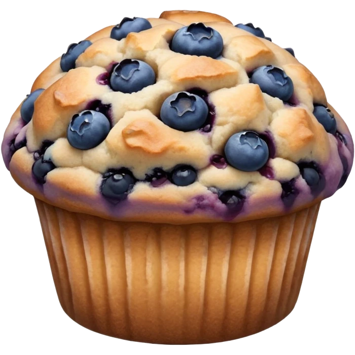 A McDonald's blueberry muffin emoji