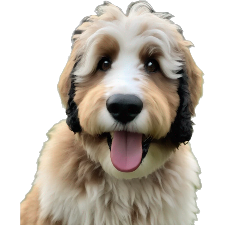 Bernedoodle happy emoji