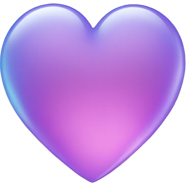 Heart-shaped bubble emoji