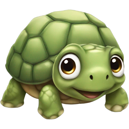 Baby turtle poop emoji