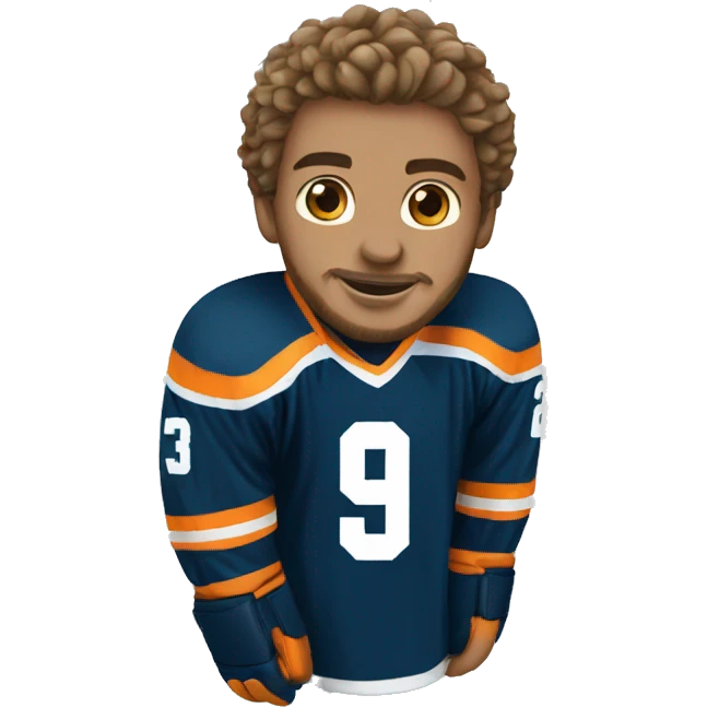 hockey Jersey with Jackson name number 93 emoji