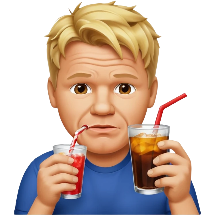 gordon ramsay sipping soda emoji