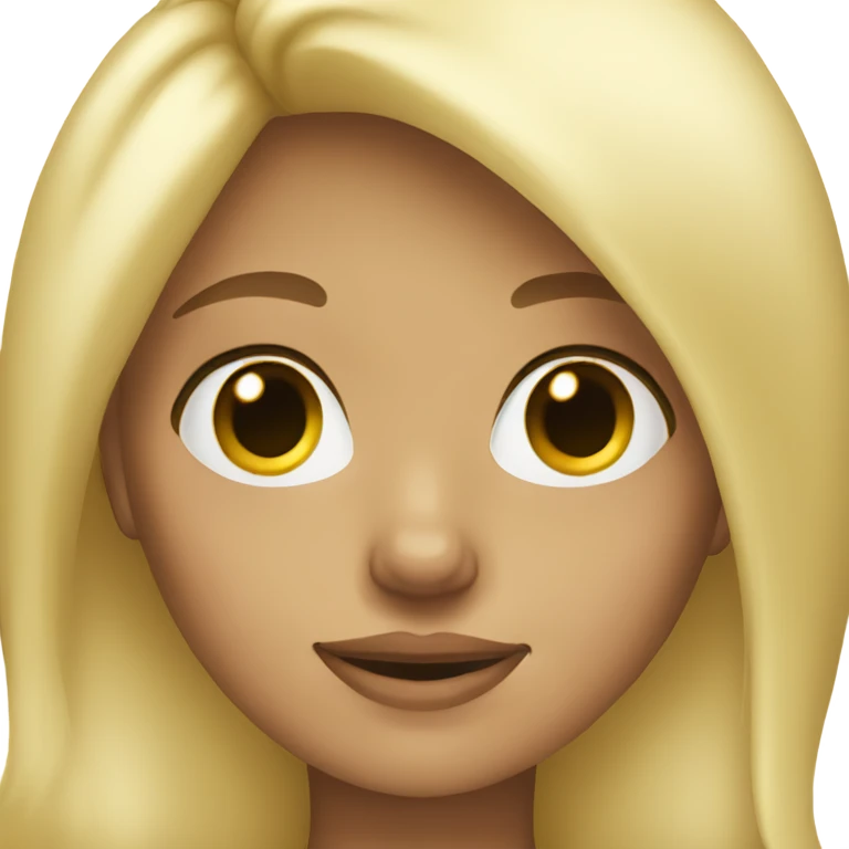 blonde girl emoji