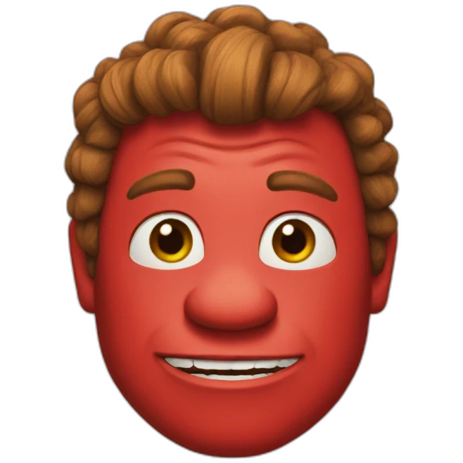 red-shrek emoji