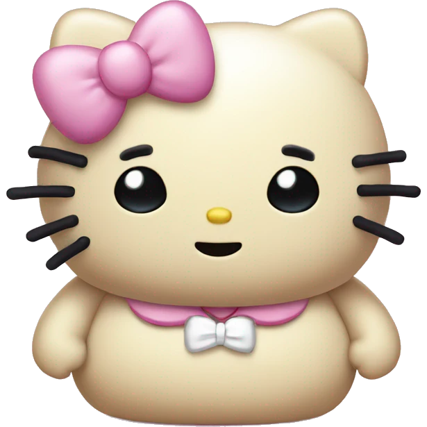 Obese Hello Kitty  emoji