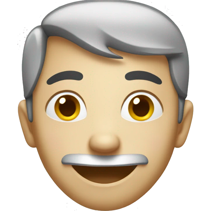 side looking smiling emoji