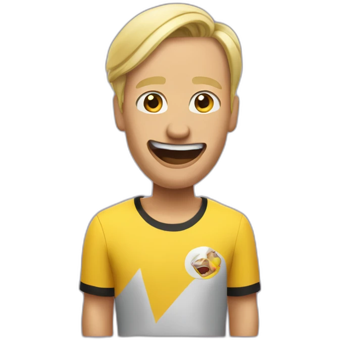 Peeling haaland emoji