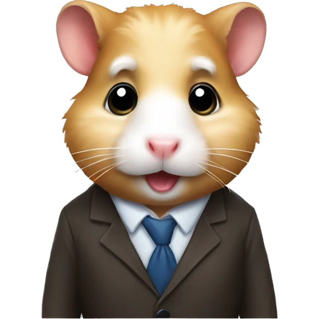 Hamster stock trader emoji