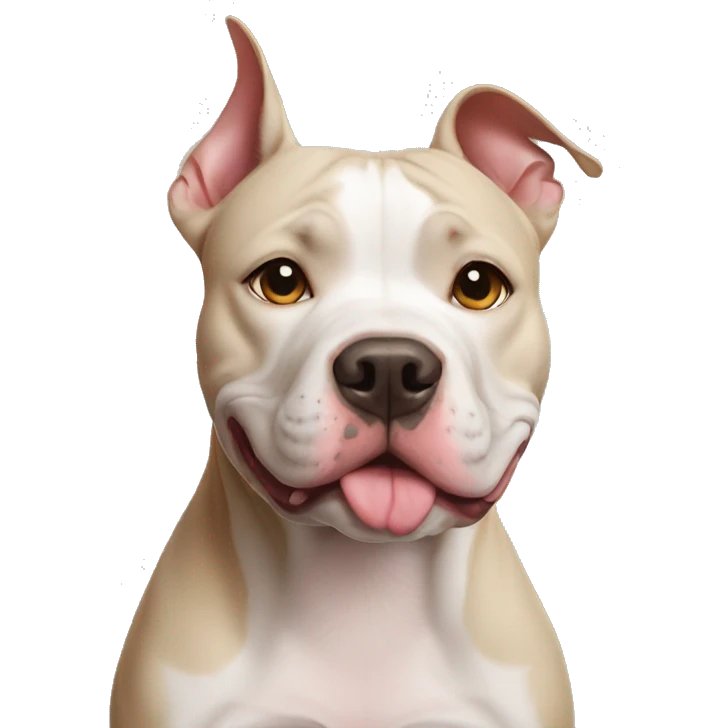 pitbull kissy face emoji