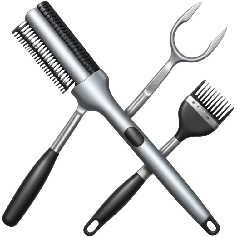 hair tools emoji