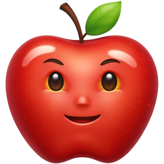 bitten apple emoji
