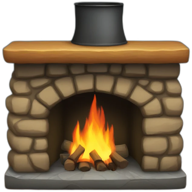 camp fireplace emoji