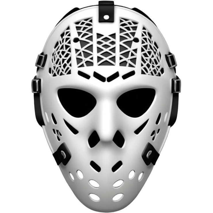 Masque de gardien de hockey emoji