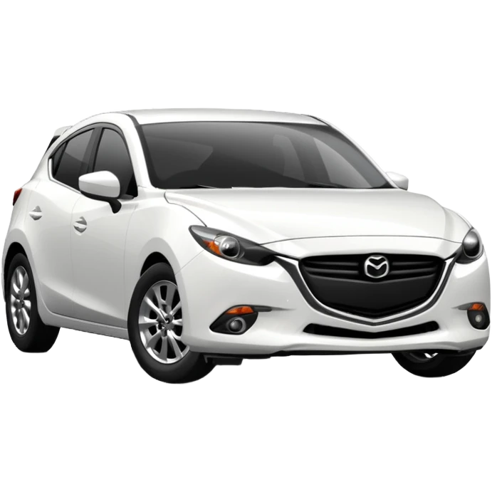 white mazda 3 2025 shape emoji