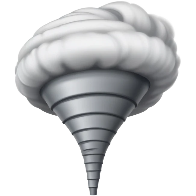 tornado swirling wind funnel emoji