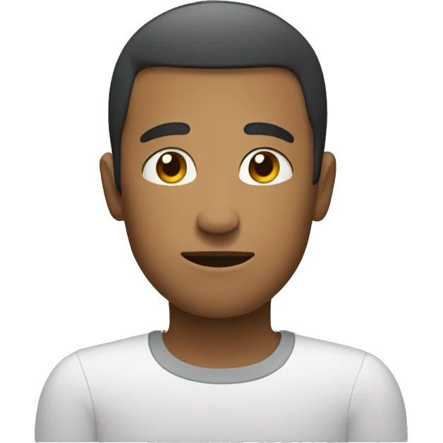 Calm face with hands flat  emoji