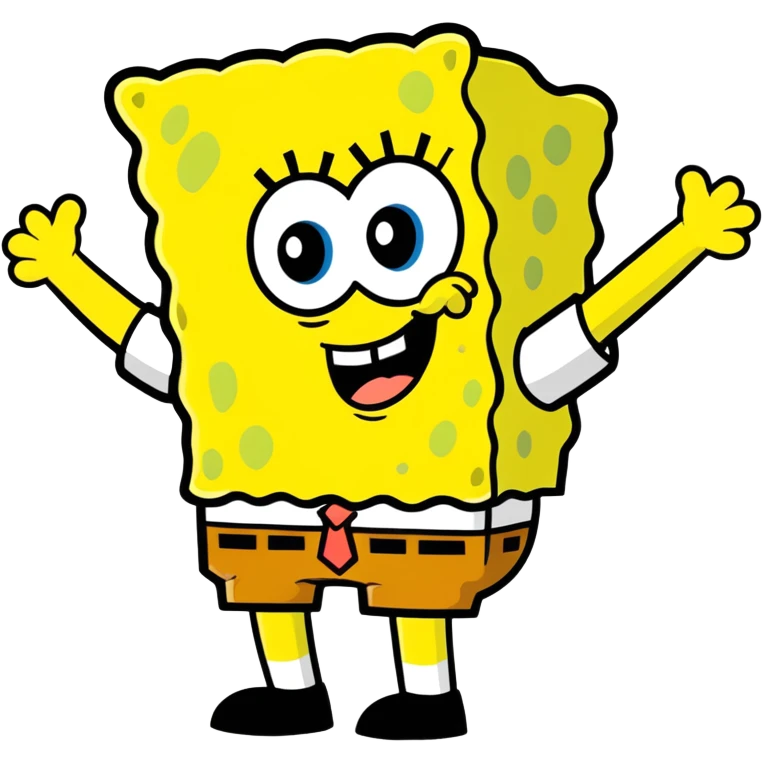 sponge bob stickers emoji